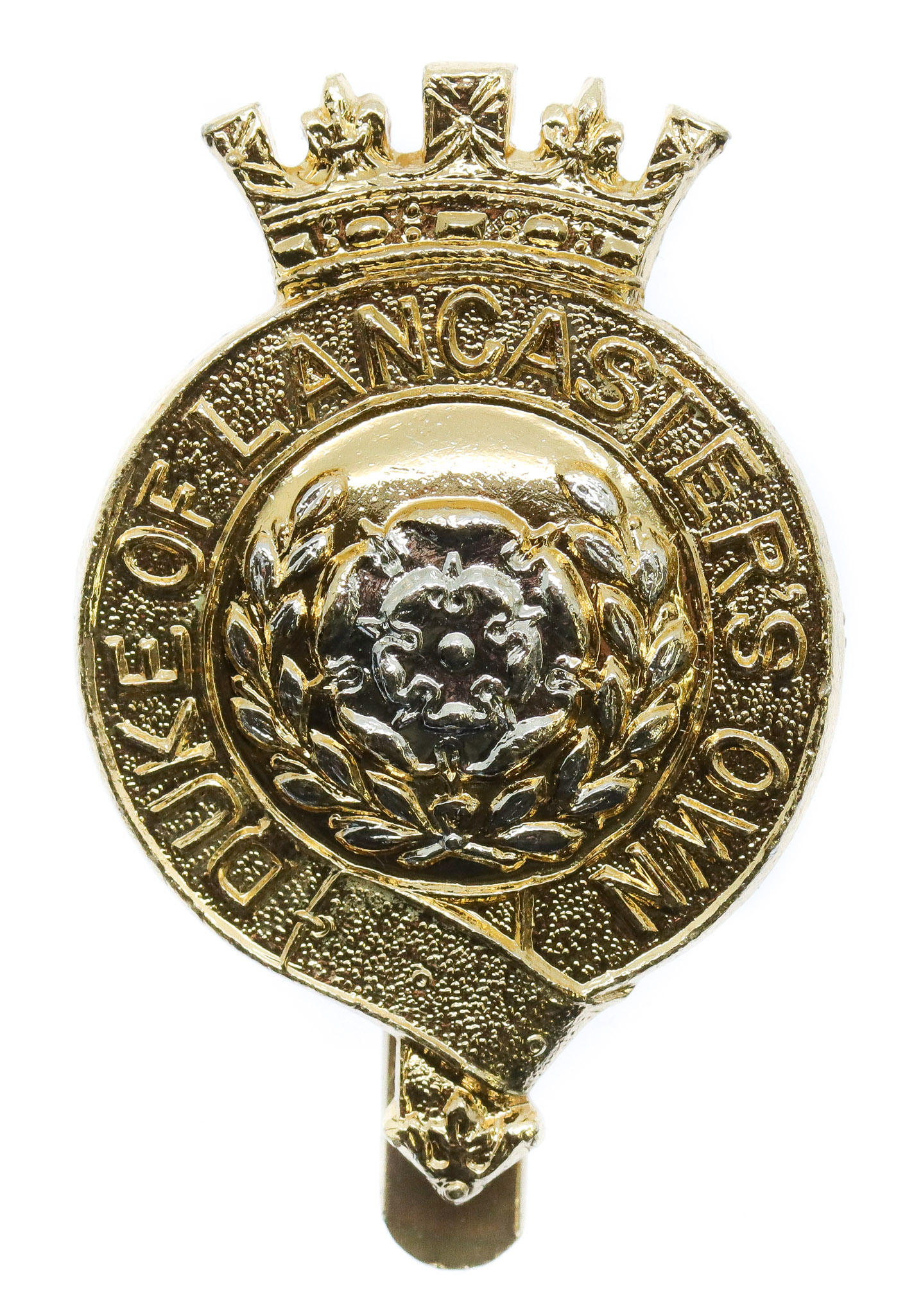 Duke of Lancaster's Own Yeomanry Anodised (Staybrite) Cap Badge