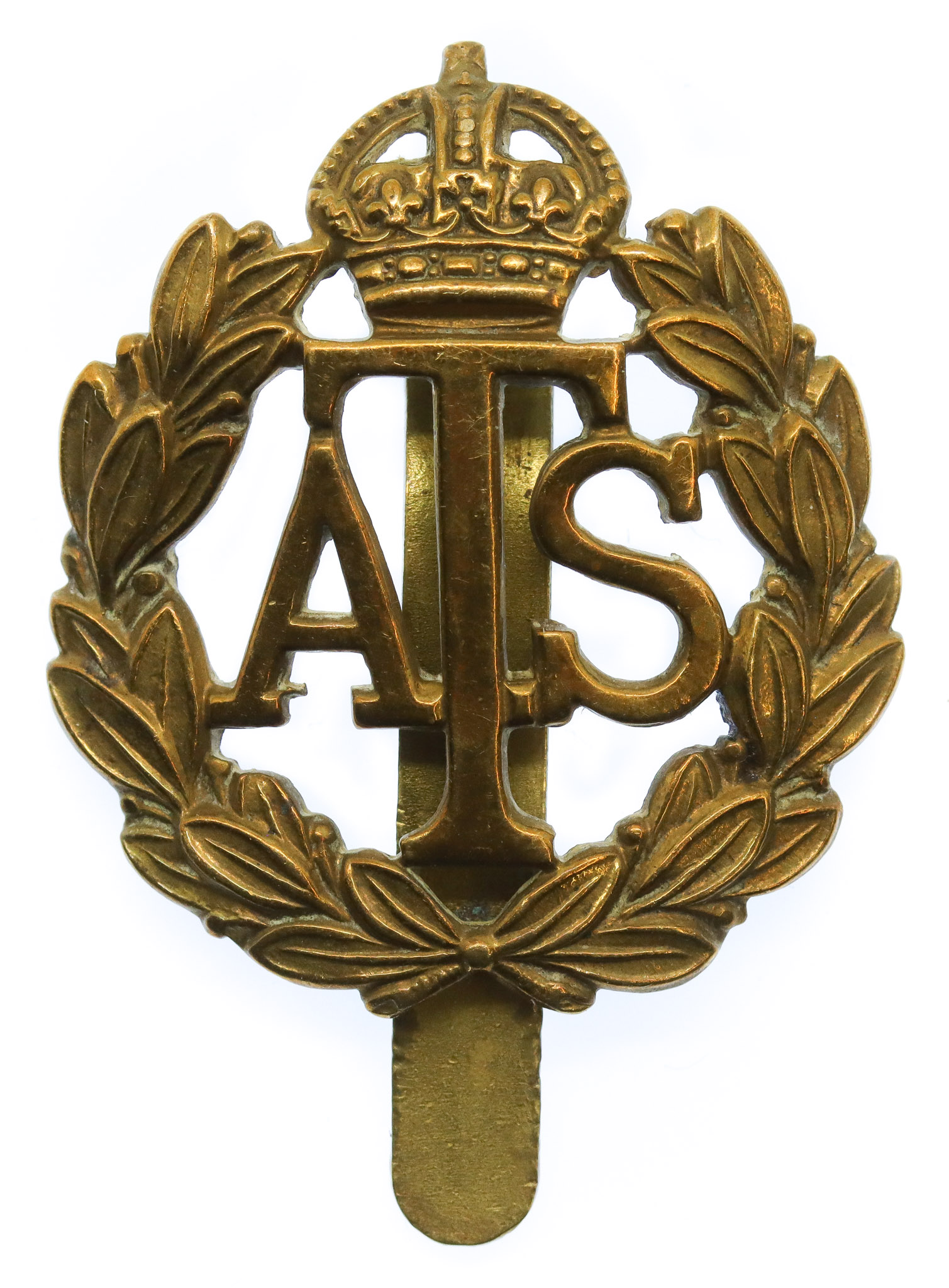 Auxiliary Territorial Service (A.T.S.) Cap Badge - King's Crown