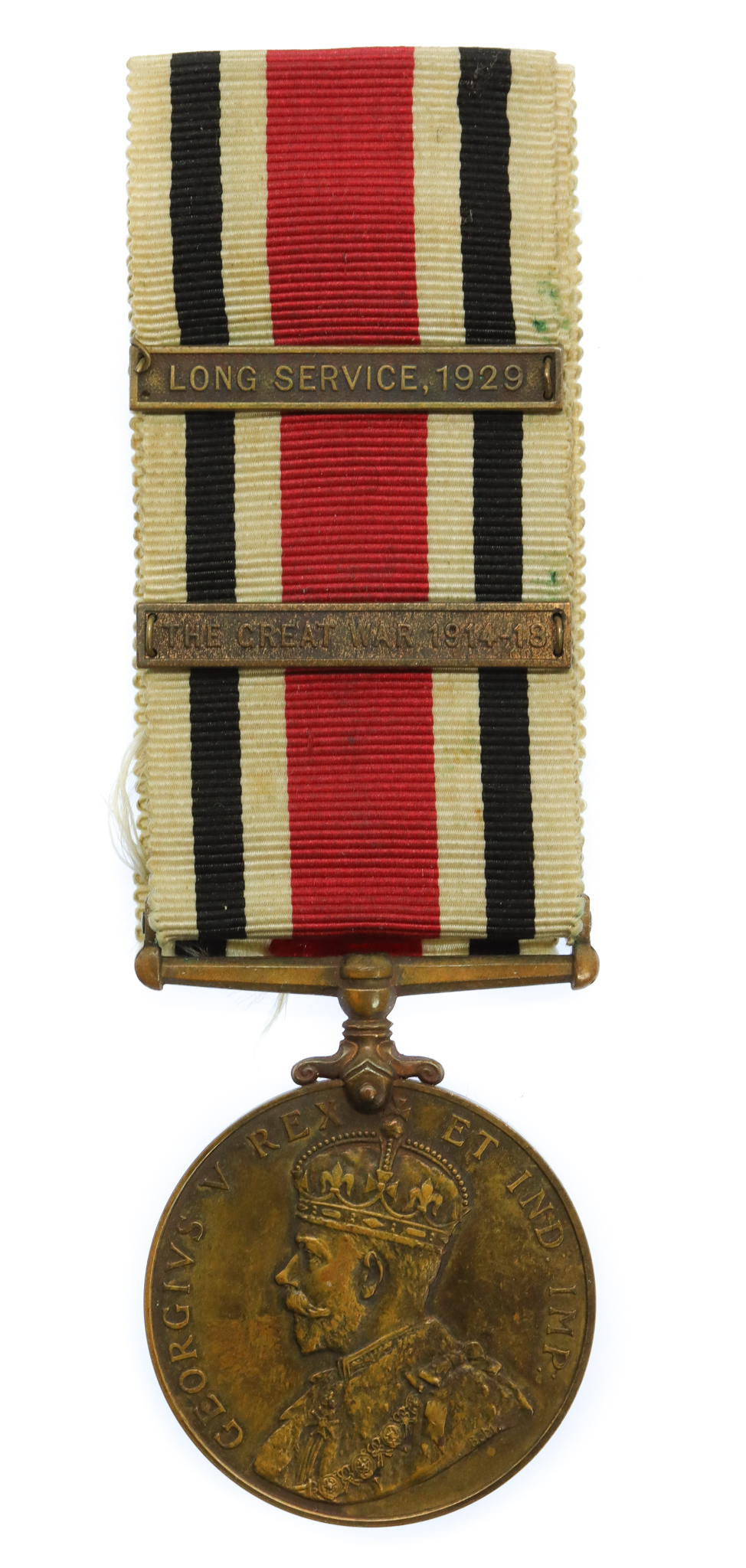 George V Special Constabulary Long Service Medal (Clasps - The Great War 1914-18, Long Service 1929) - Jonathan Johnson