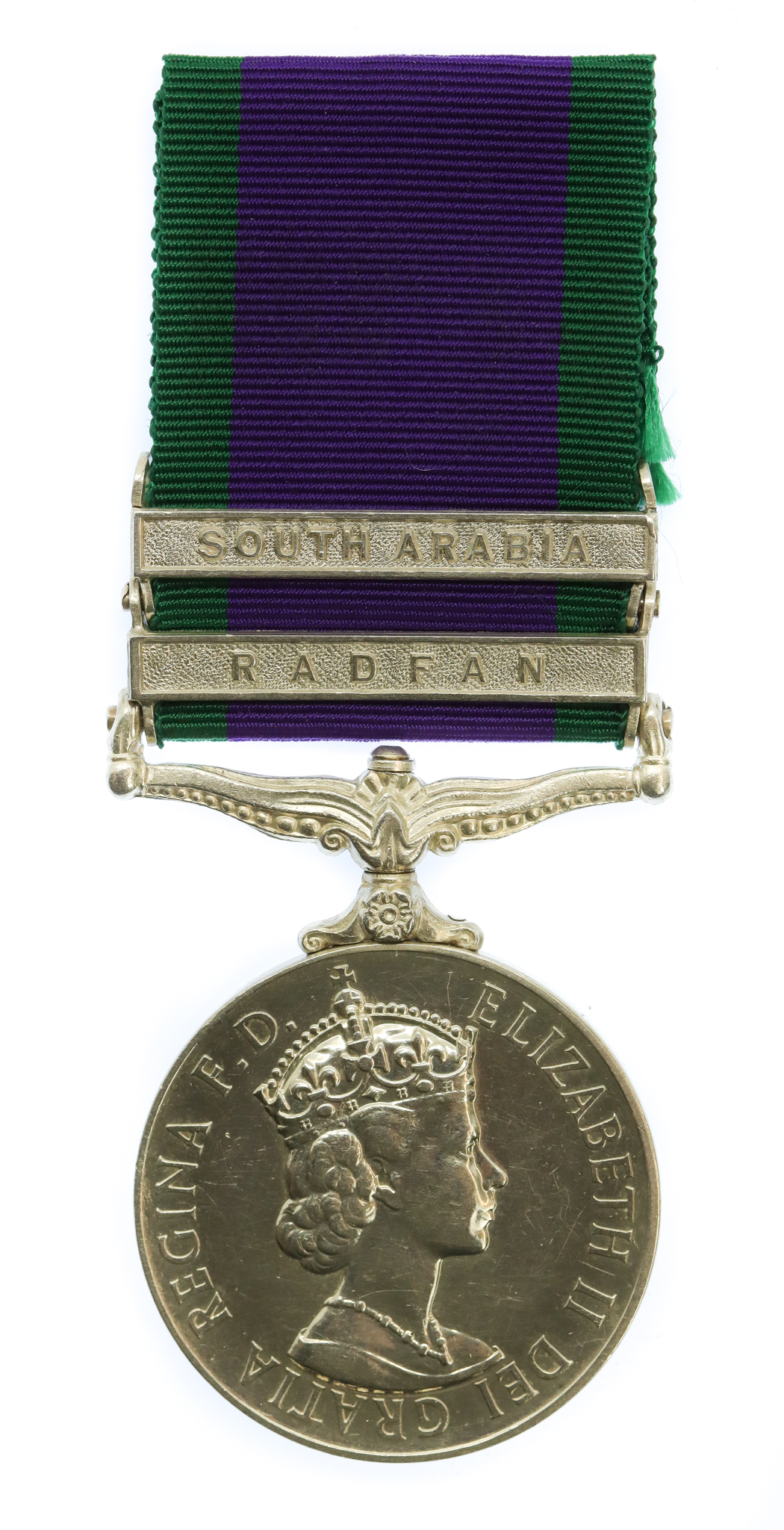 Campaign Service Medal (Clasps - Radfan, South Arabia) - Pte. R.L. Prime, 1st East Anglian Regiment
