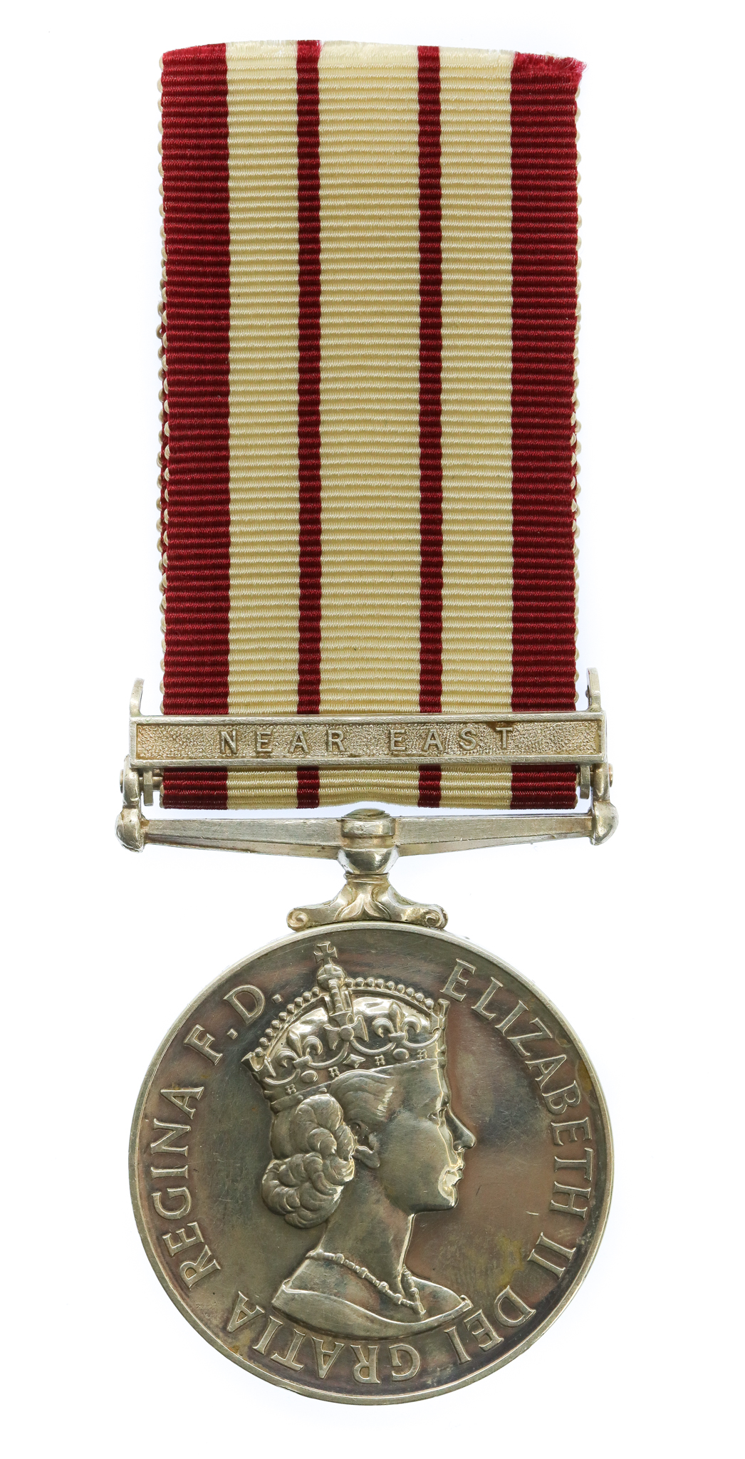 Naval General Service Medal (Clasp - Near East) - C.A. Stamp, A.B., Royal Navy