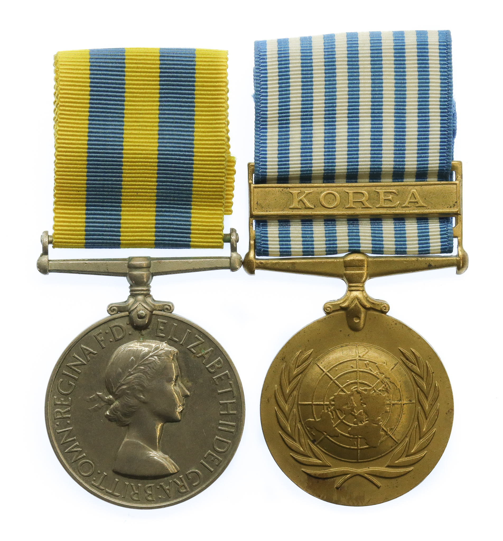 Queen's Korea and UN Korea Medal Pair - Pte. A, Hopkin, King's Own Scottish Borderers