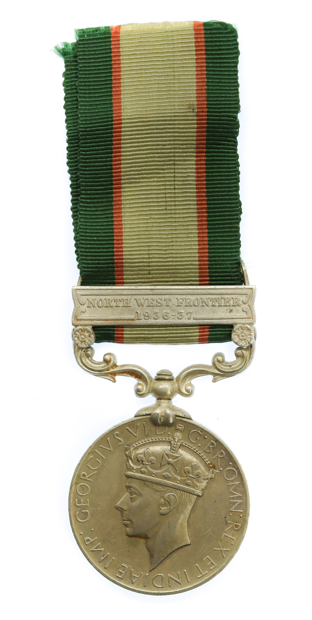 1936 India General Service Medal (Clasp - North West Frontier 1936-37) - Sepoy Mehr Khan, Royal Indian Army Service Corps