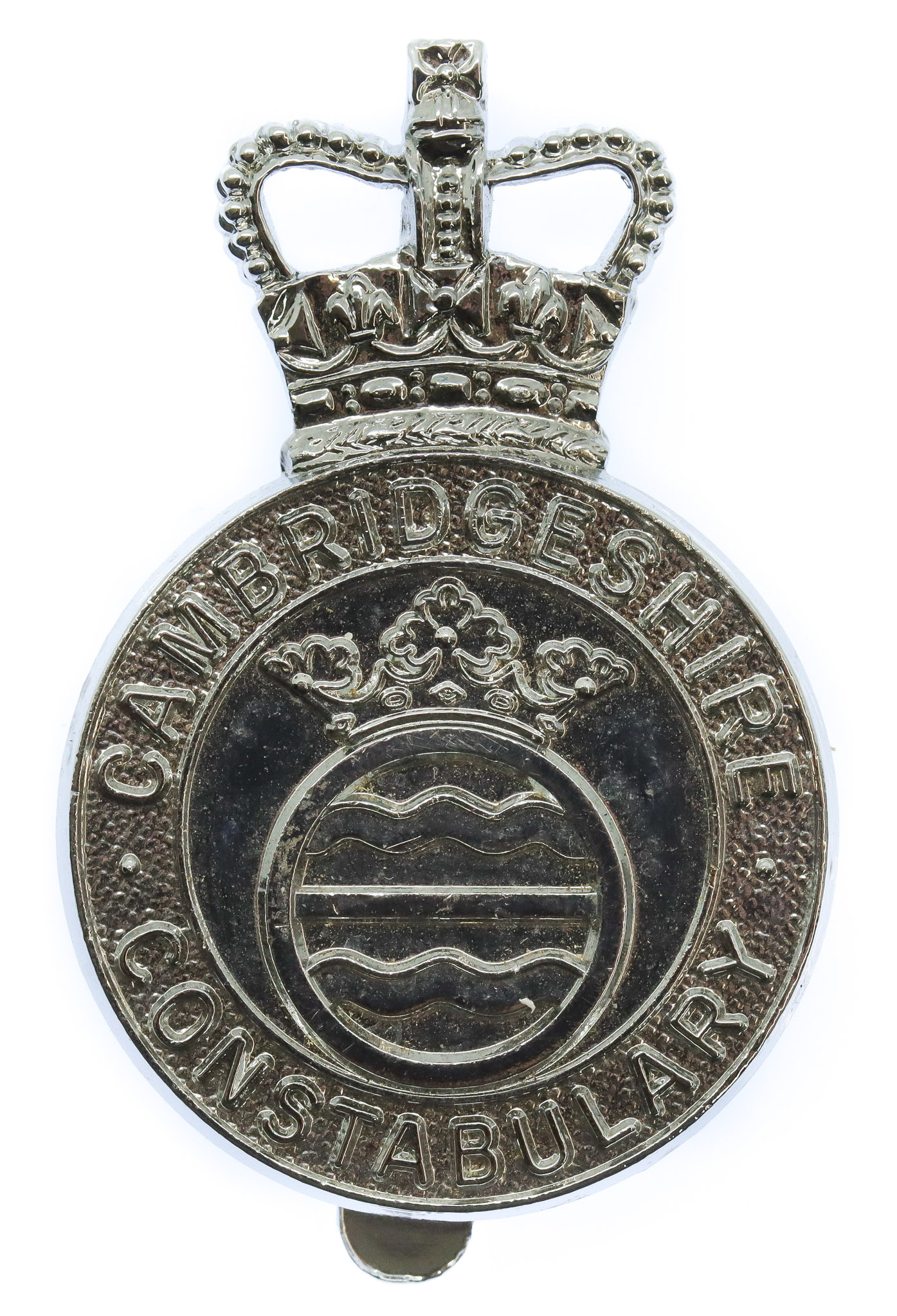 Cambridgeshire Constabulary Cap Badge - Queen's Crown