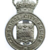 Cambridge City Police Cap Badge - Queen's Crown