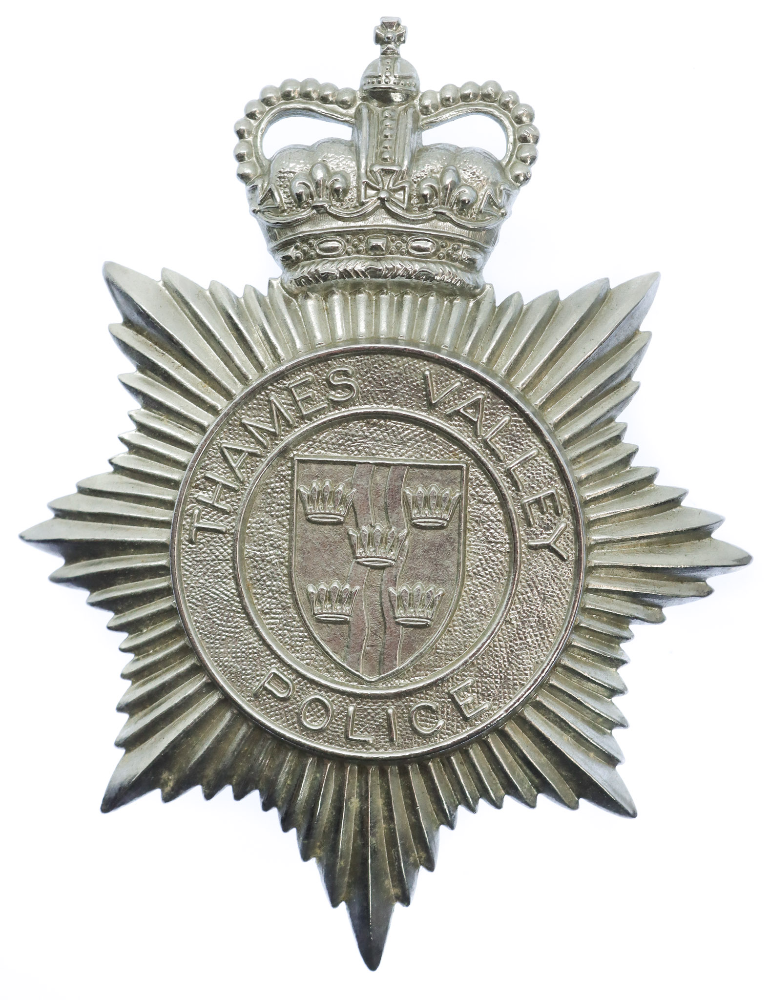 Thames Valley Police Helmet Plate - Queen's Crown