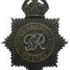 George VI Metropolitan Police Night Helmet Plate 