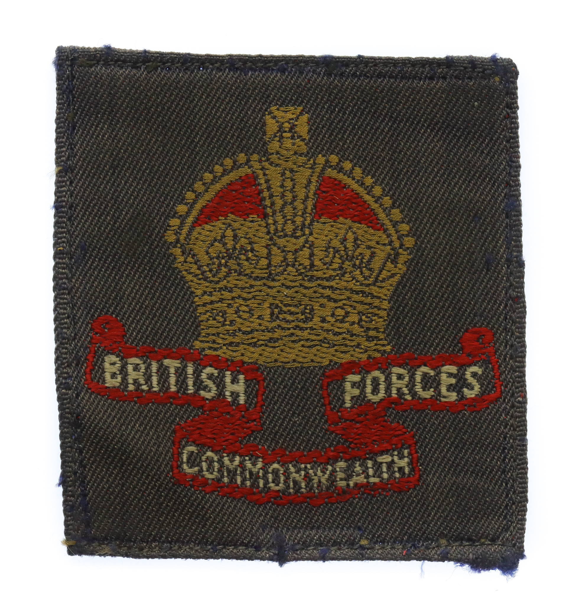 British Commonwealth Forces Silk Embroidered Formation Sign