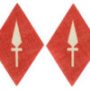 Pair of 1st Corps Printed Formation Signs