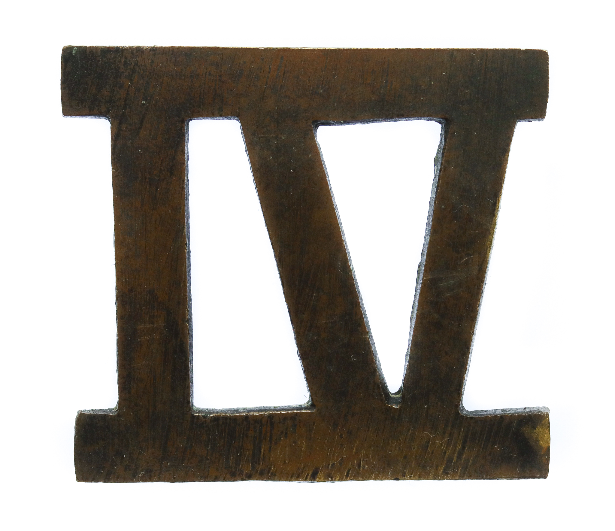 4th Gurkha Rifles 'IV' Felt Hat Badge