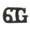 6th Gurkha Rifles (6G) Shoulder Title