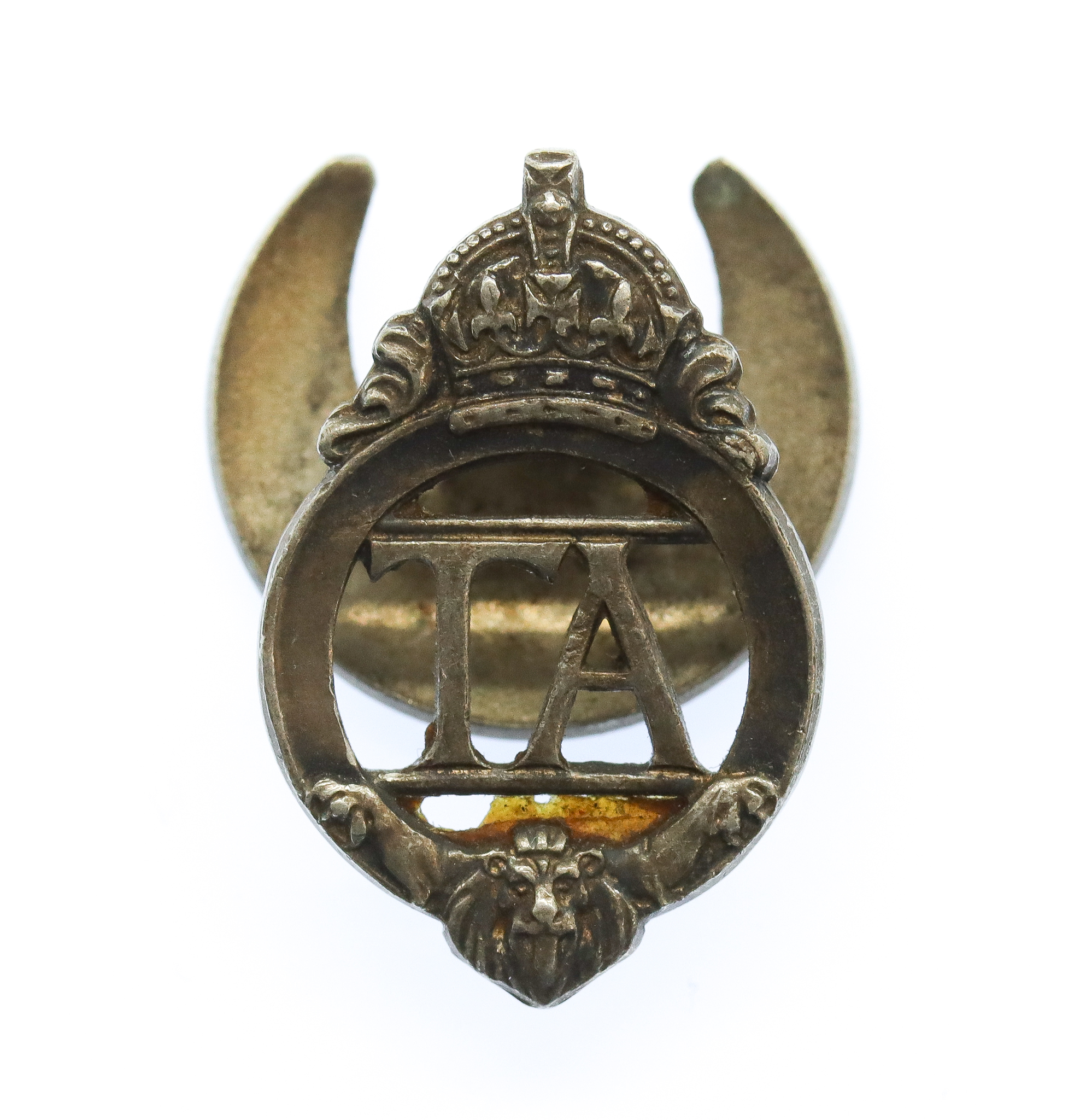 Territorial Army (T.A.) Lapel Badge - King's Crown