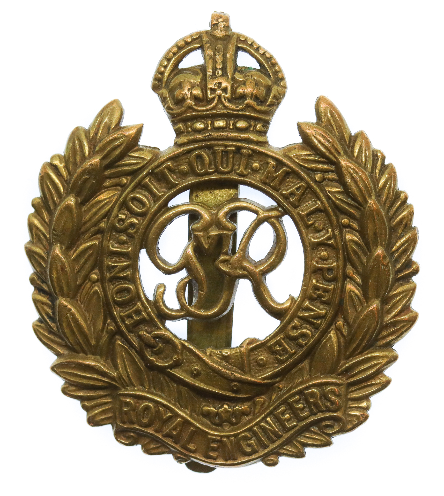 George VI Royal Engineers Cap Badge