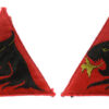 Pair of 19th Infantry Brigade Silk Embroidered Formation Signs (2nd Pattern)