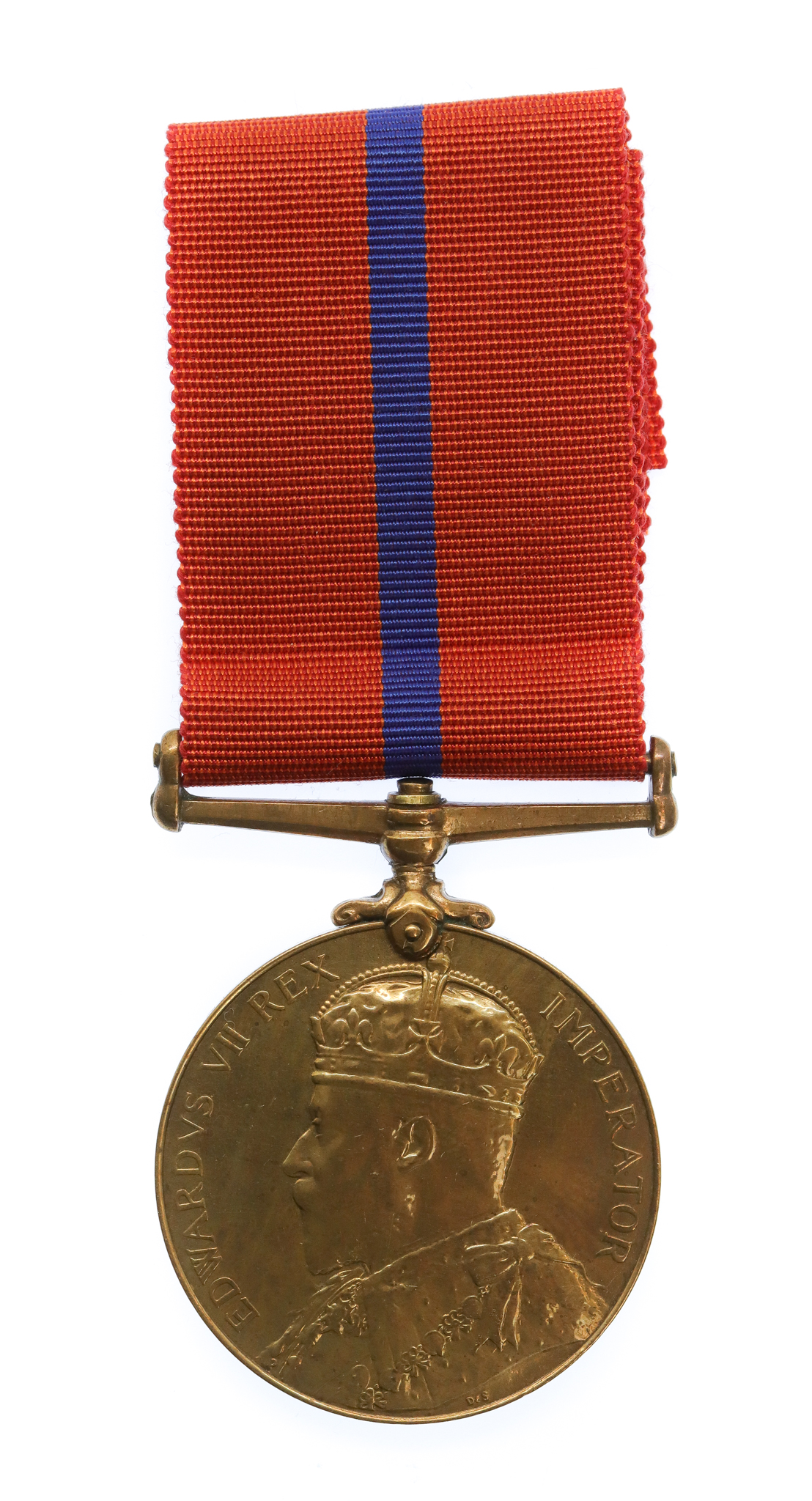 1902 Metropolitan Police Coronation Medal - PC. F. Taylor, 'R' Division (Greenwich)