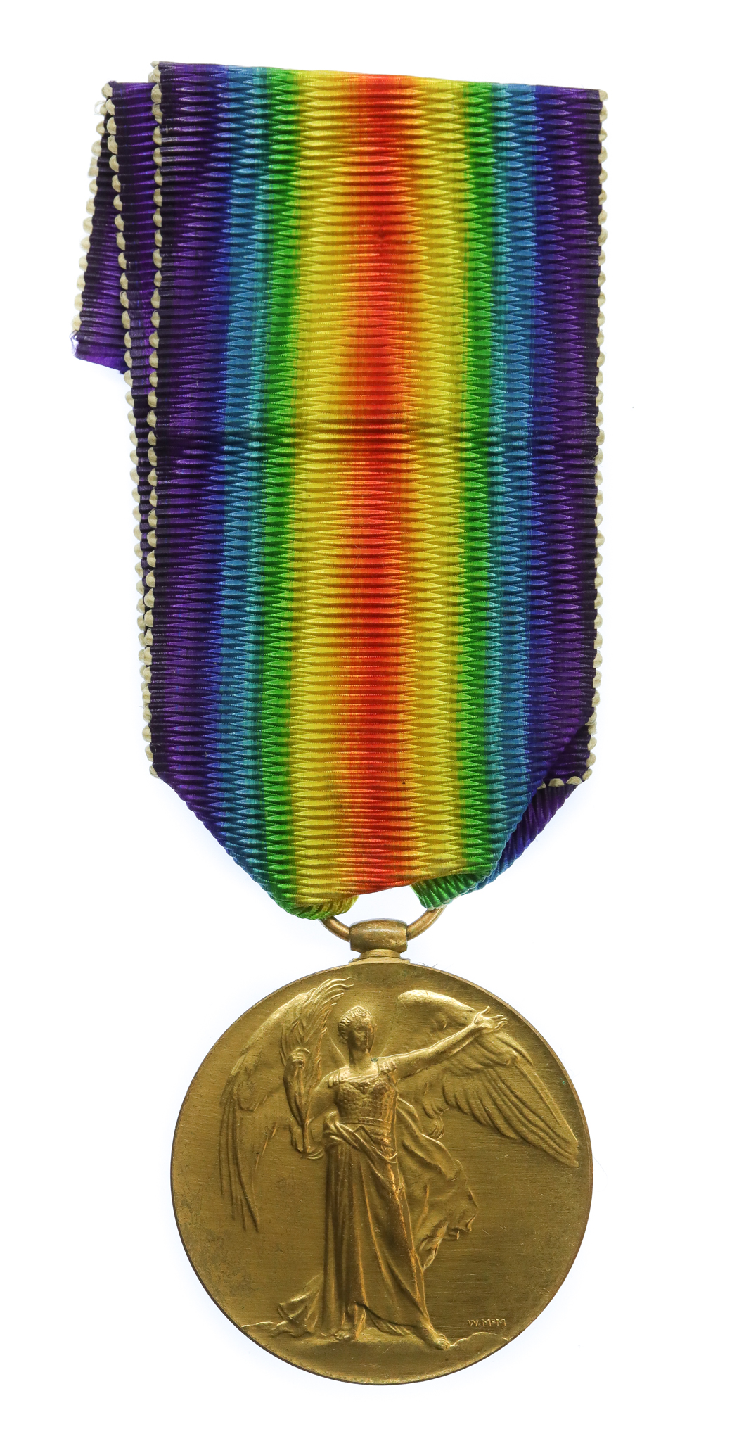 WW1 Victory Medal - Pte. J.B. Waind, 17th (North Eastern Railway Pioneers) Bn. Northumberland Fusiliers - Died of Wounds 12/11/17