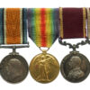 WW1 1914 Mons Star (with clasp), LS&GC and Meritorious Service Medal Group of Five - Whlr. Sjt. A. Finley, Army Service Corps