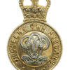 7th Queen's Own Hussars Anodised (Staybrite) Cap Badge