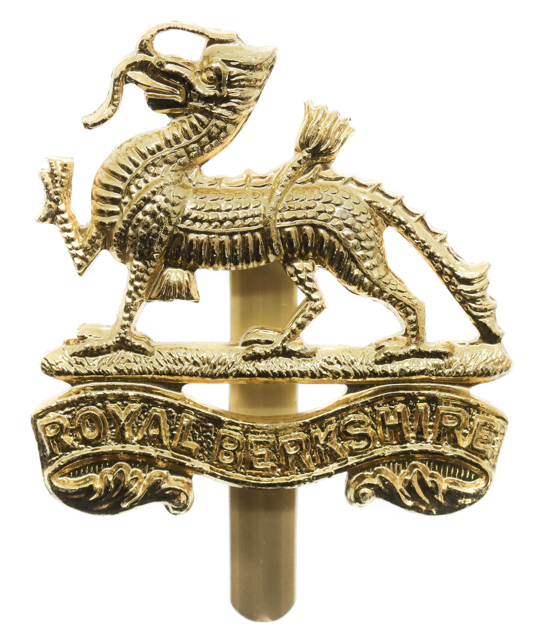 Royal Berkshire Regiment Anodised (Staybrite) Cap Badge