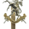 The Queen's Own Lowland Yeomanry Anodised (Staybrite) Cap Badge