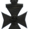 King's Royal Rifle Corps (K.R.R.C.) WW2 Plastic Economy Cap Badge