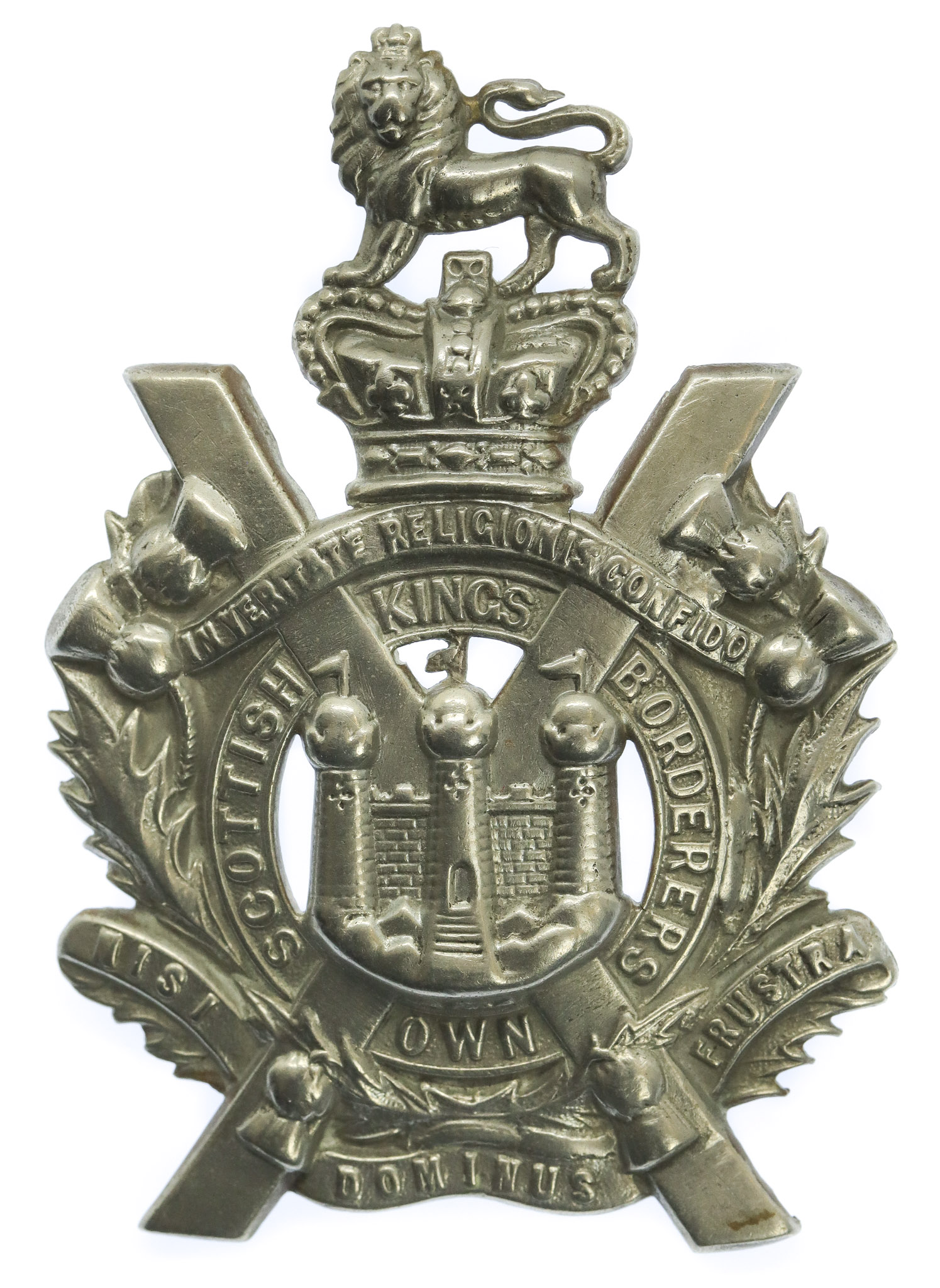 Victorian King's Own Scottish Borderers (K.O.S.B.) Glengarry Badge