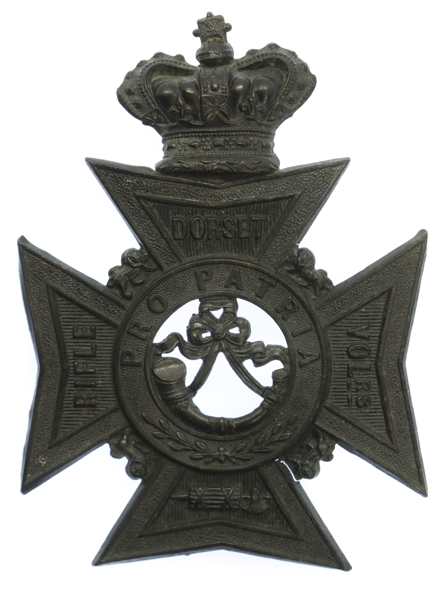 Victorian Dorset Rifle Volunteers Helmet Plate