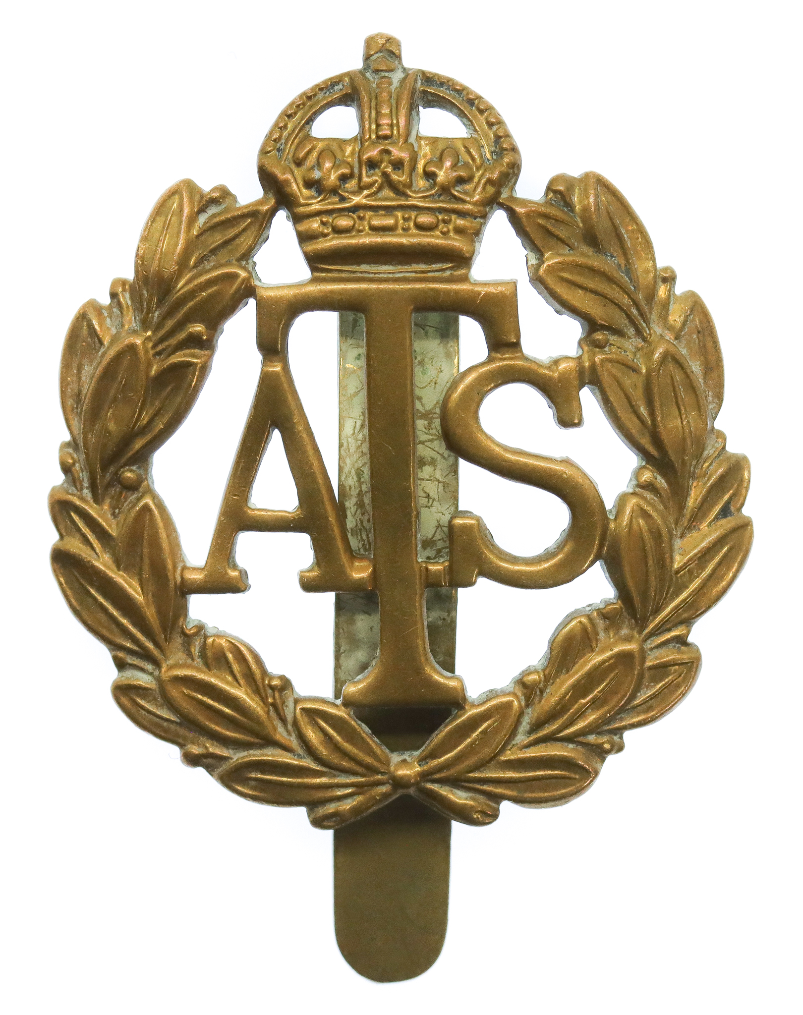 Auxiliary Territorial Service (A.T.S.) Cap Badge - King's Crown