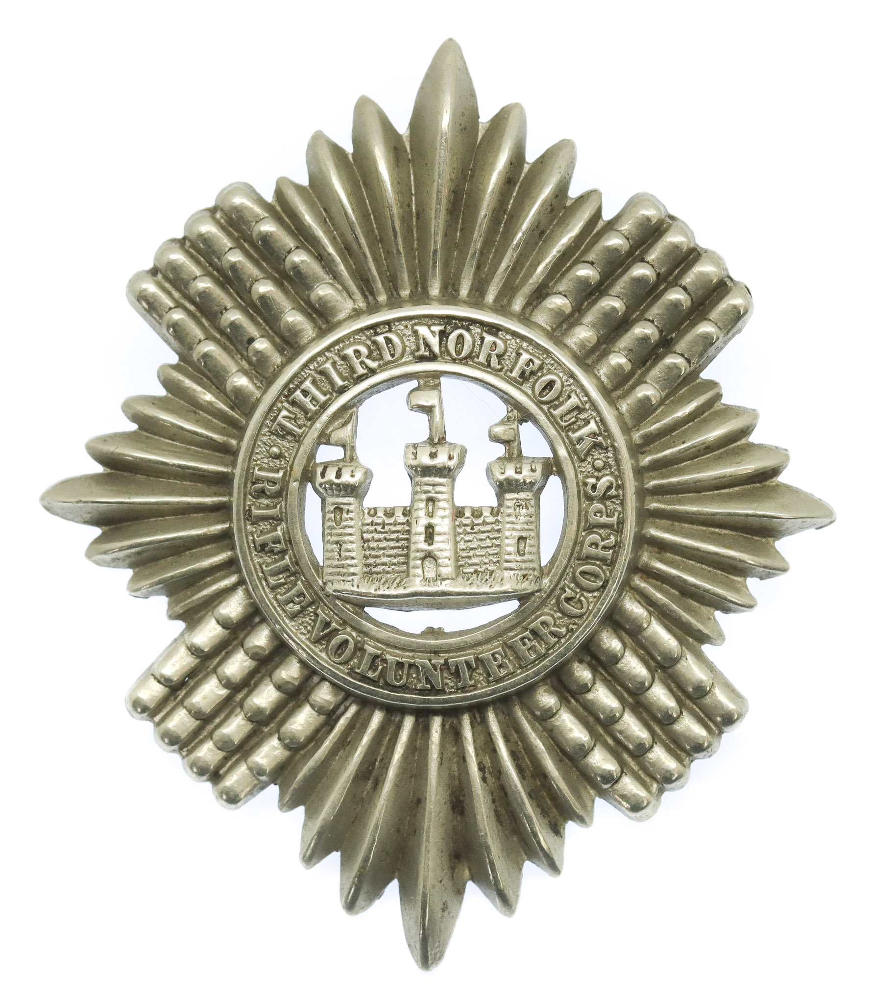 Victorian Third Norfolk Rifle Volunteer Corps Glengarry Badge