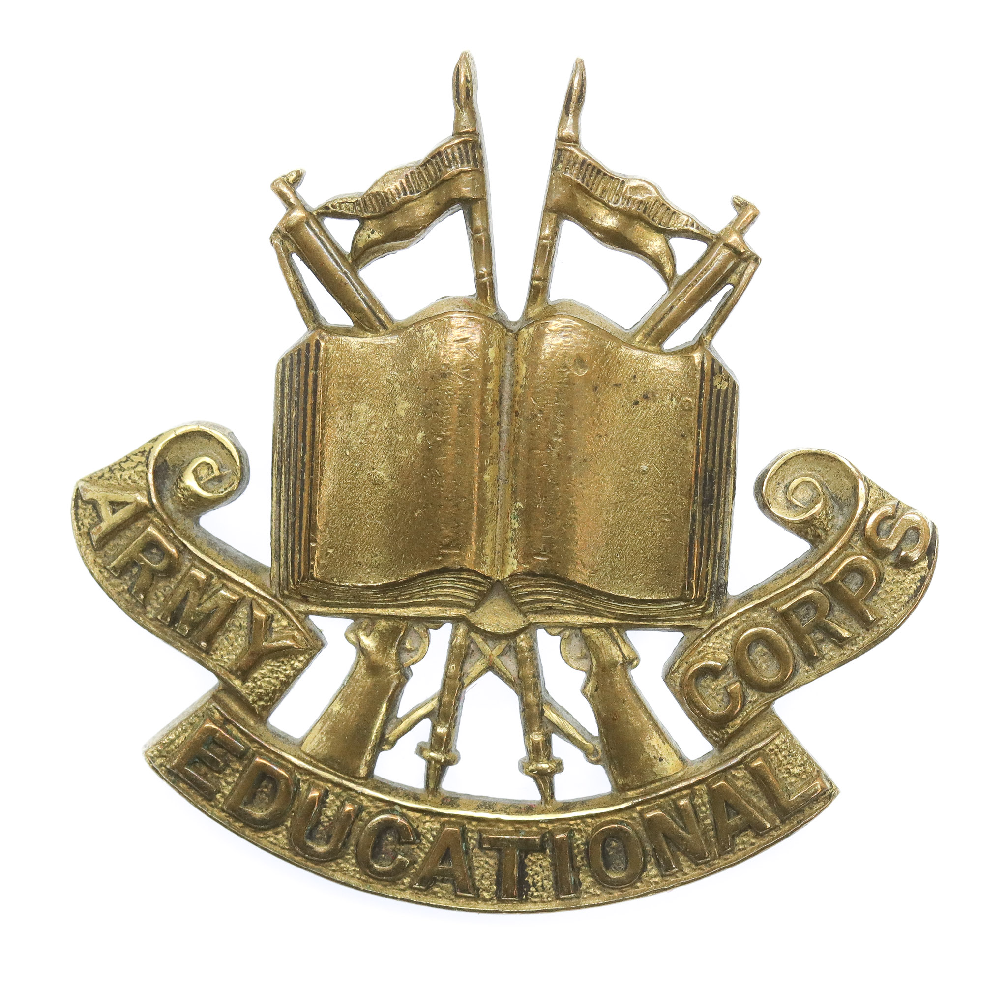 Scarce Army Educational Corps Officer's Cap Badge