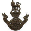 Loyal North Lancashire Regiment Officer's Service Dress Pagri Badge - King's Crown