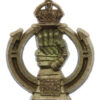 Royal Armoured Corps (R.A.C.) WW2 Plastic Economy Cap Badge