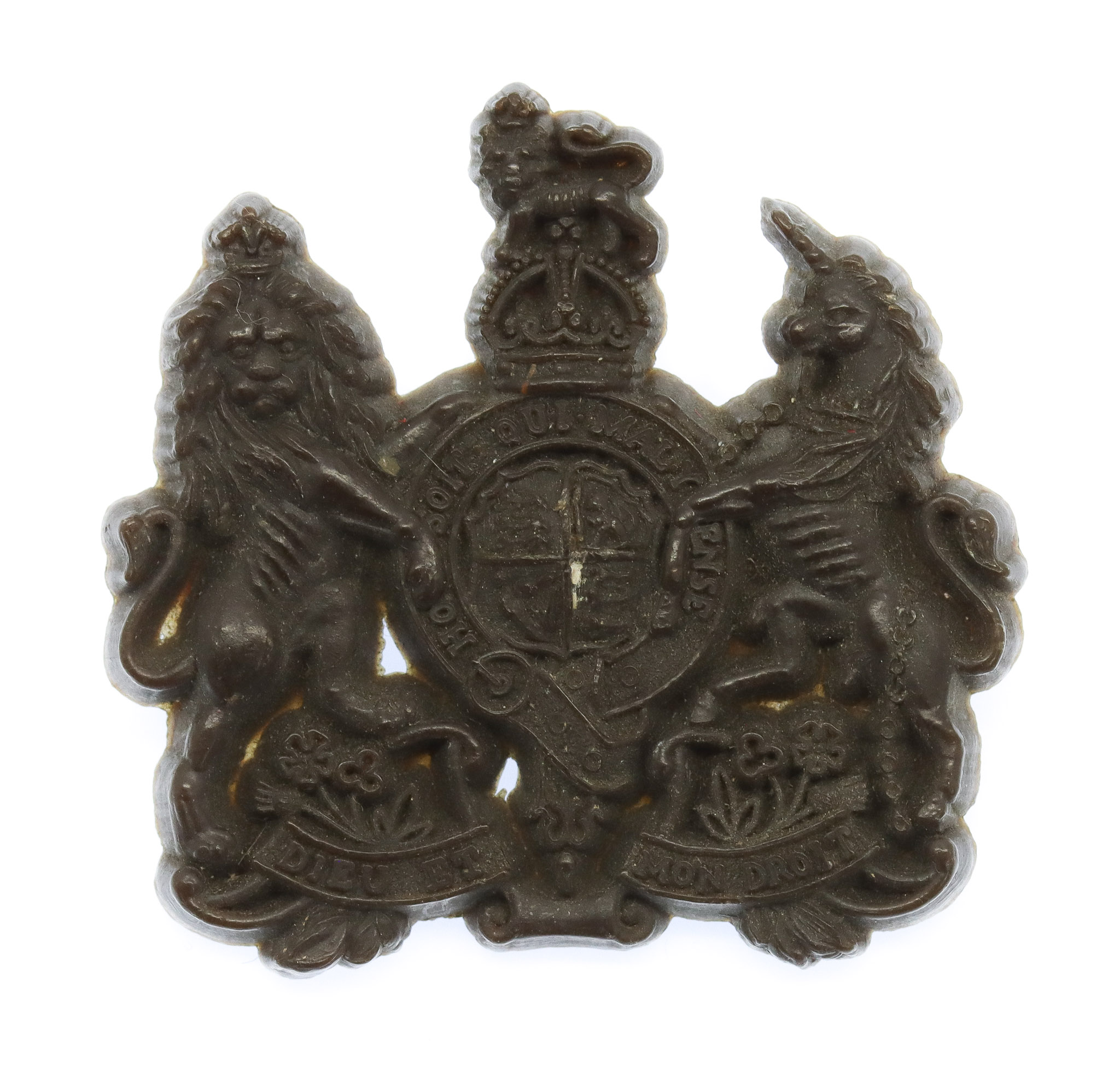 General Service Corps WW2 Plastic Economy Cap Badge