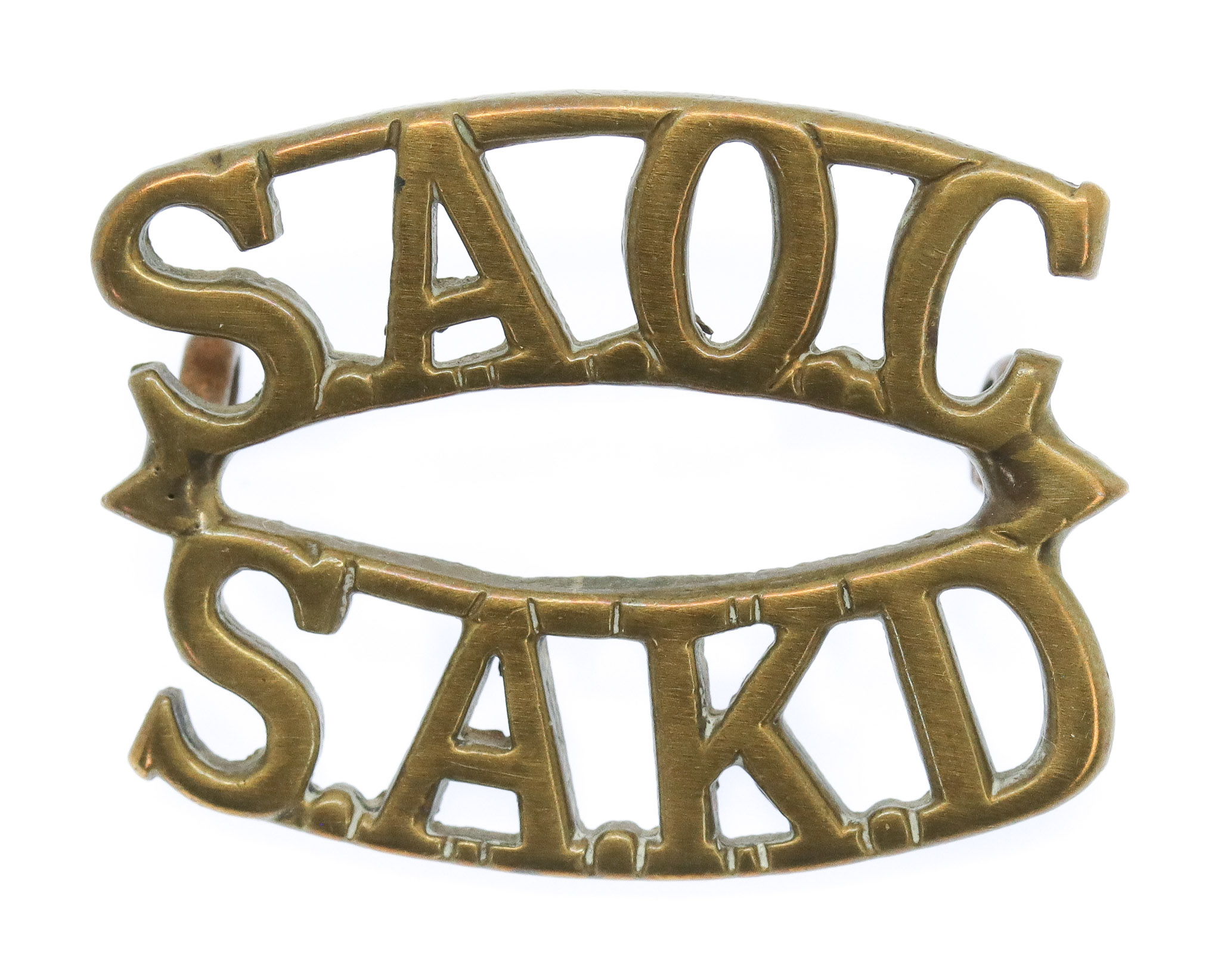 South African Army Ordnance Corps (S.A.O.C./S.A.K.D.) Shoulder Title