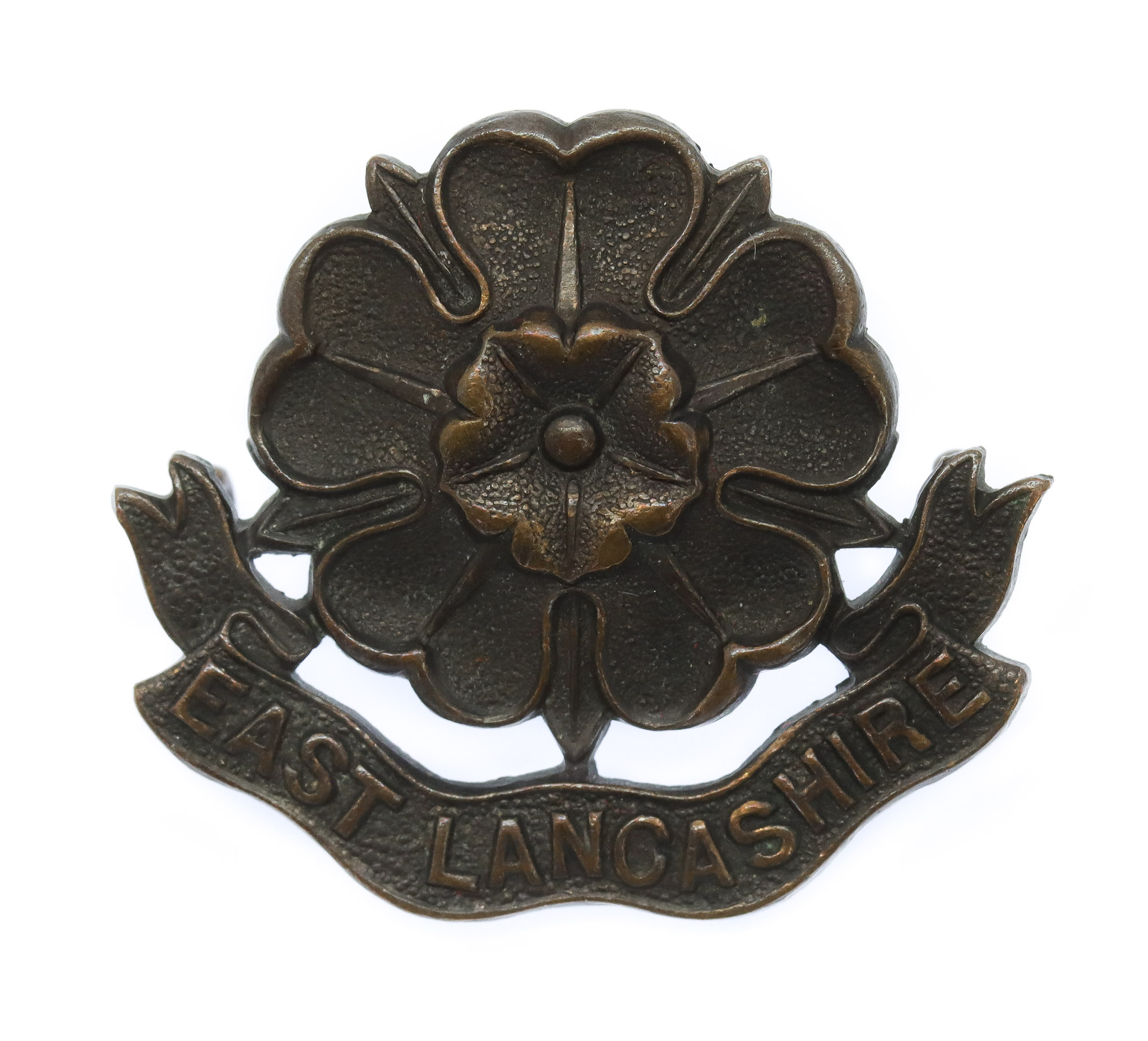 East Lancashire Regiment Officer's Service Dress Collar Badge