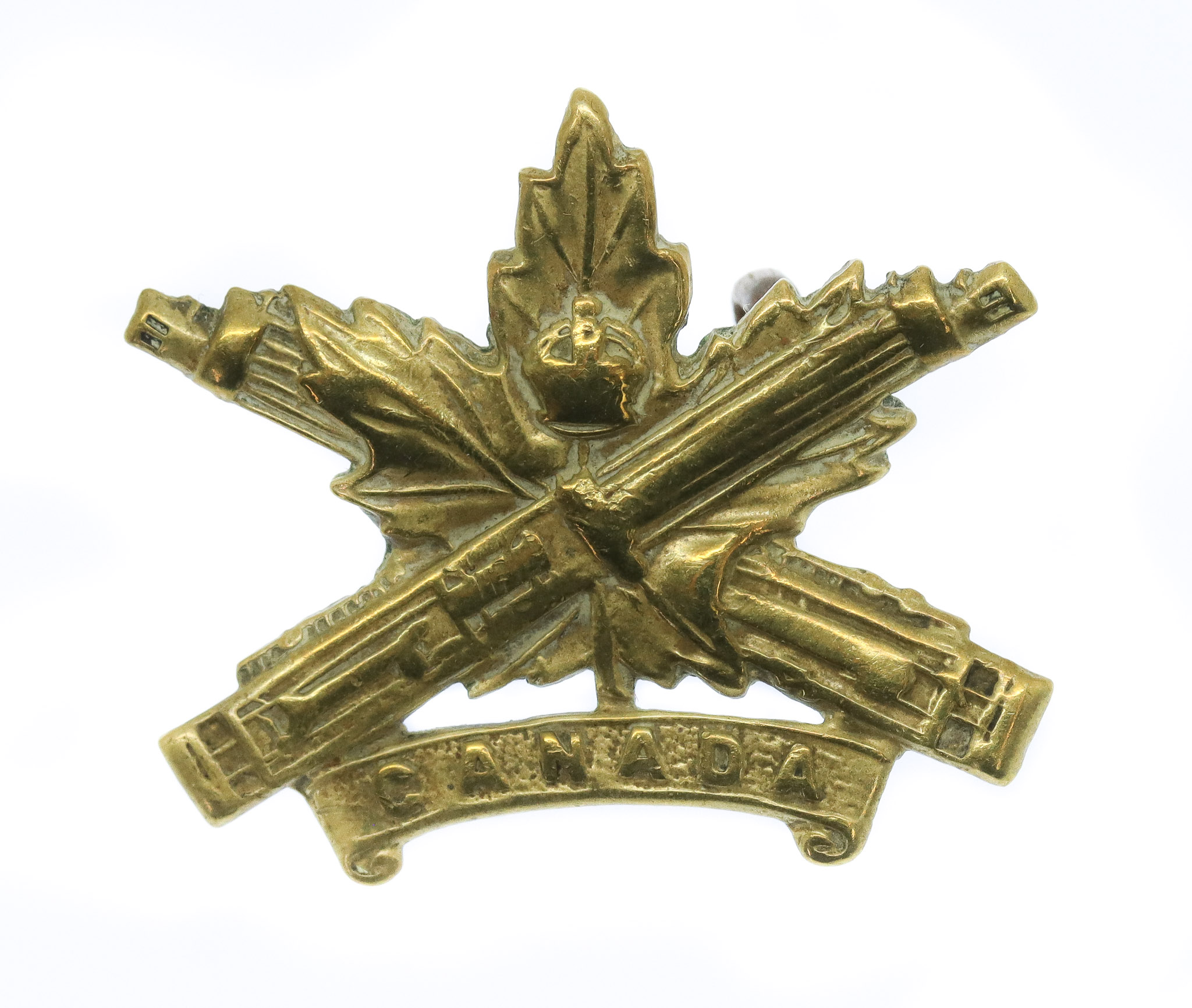 Canadian Machine Gun Corps Collar Badge