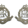 Pair of Royal Military Police Officer's Dress Collar Badges - Queen's Crown