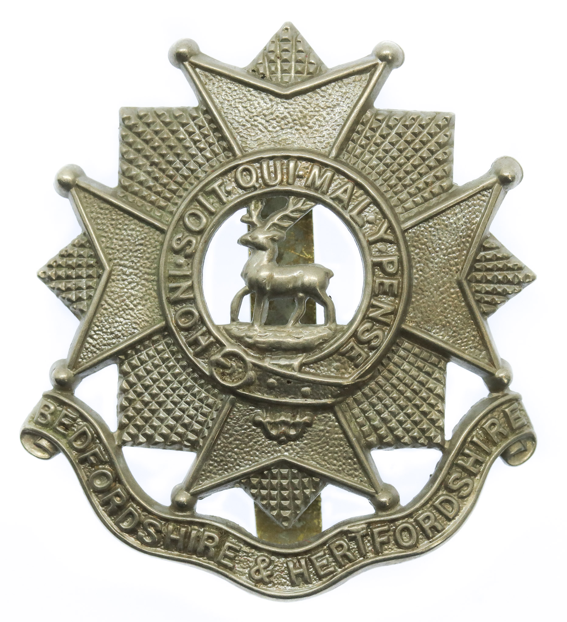 Bedfordshire & Hertfordshire Regiment Cap Badge