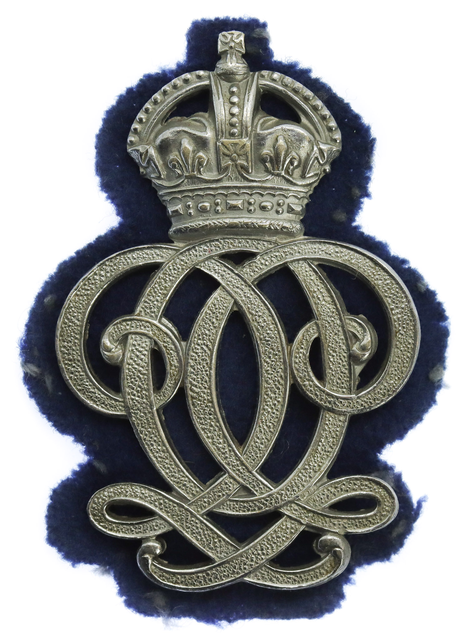 7th Queen's Own Hussars N.C.O.'s Arm Badge - King's Crown