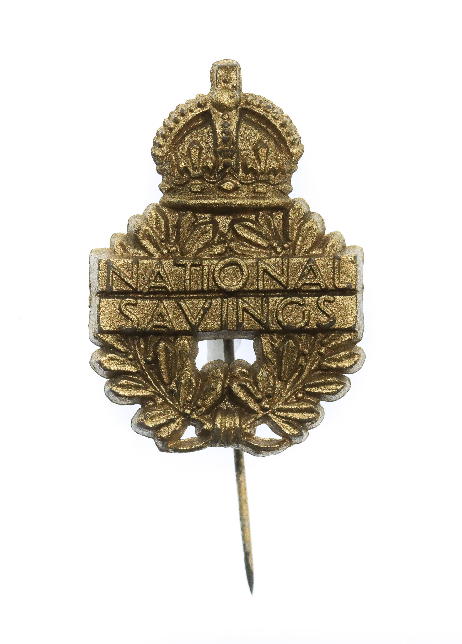 National Savings WW2 Plastic Economy Lapel Pin Badge