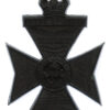 King's Royal Rifle Corps (K.R.R.C.) WW2 Plastic Economy Cap Badge