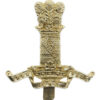 11th Hussars Anodised (Staybrite) Cap Badge