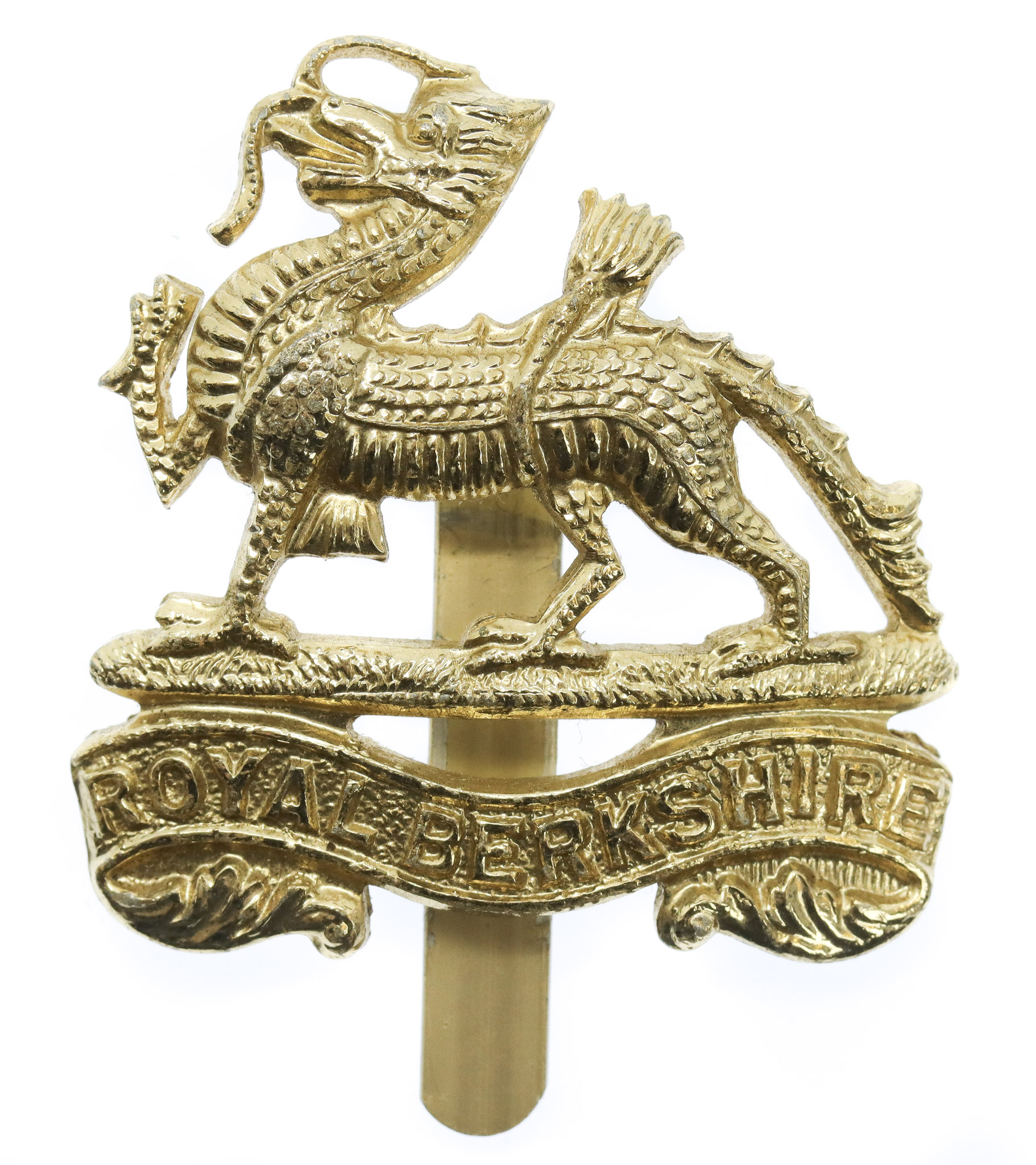 Royal Berkshire Regiment Anodised (Staybrite) Cap Badge