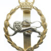 King's Own Royal Border Regiment Anodised (Staybrite) Cap Badge