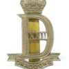 22nd Dragoon Guards Cap Badge - King's Crown