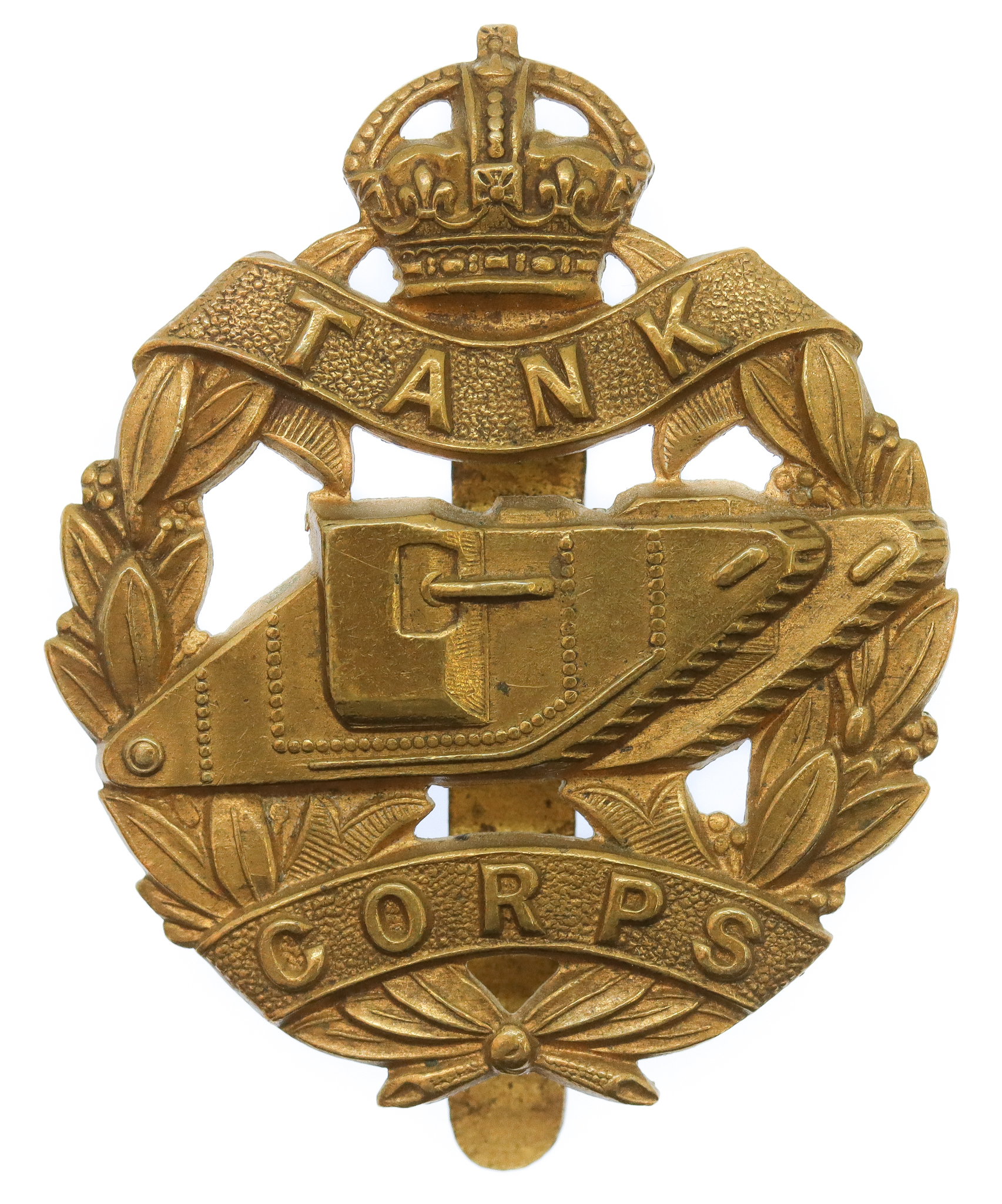 WWI Tank Corps Cap Badge