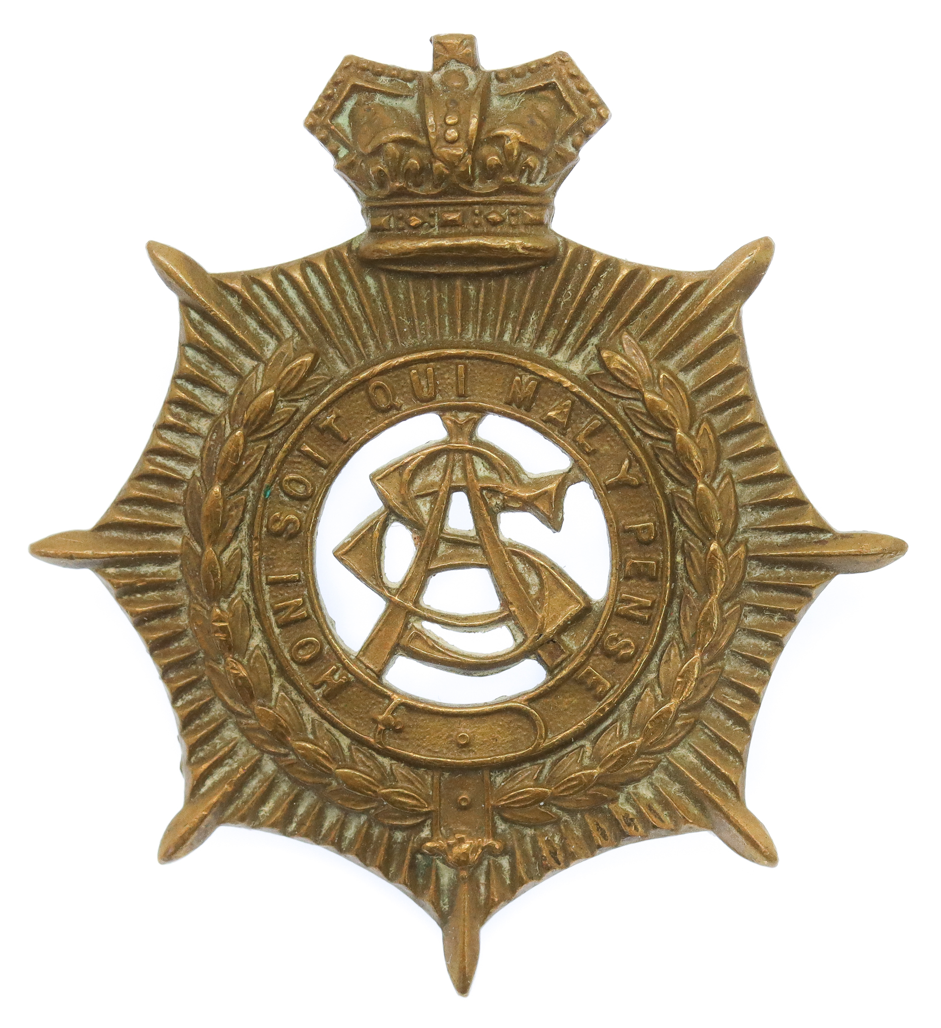 Victorian Army Service Corps (A.S.C.) Cap Badge
