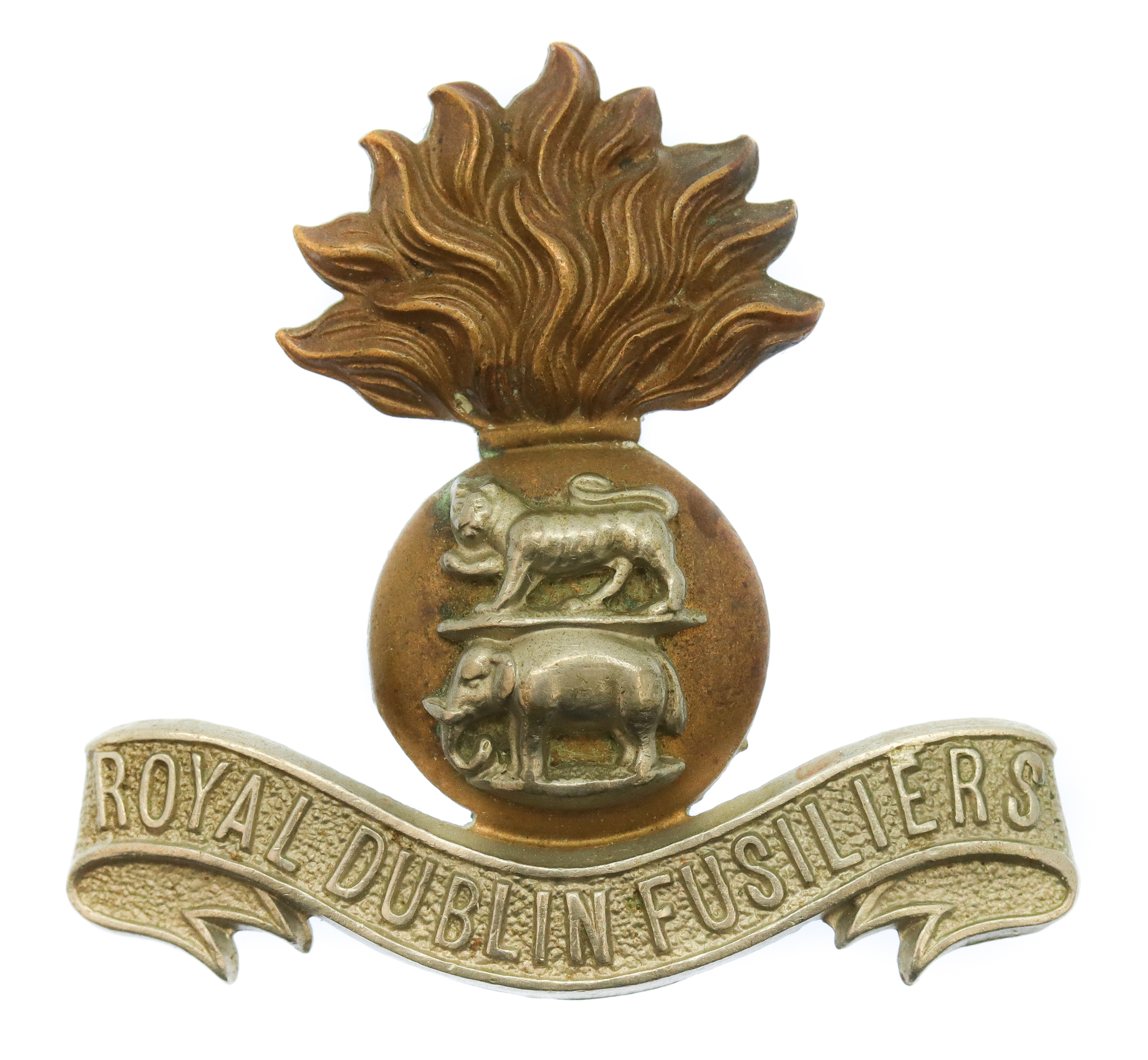 Victorian /Edwardian Royal Dublin Fusiliers Cap Badge