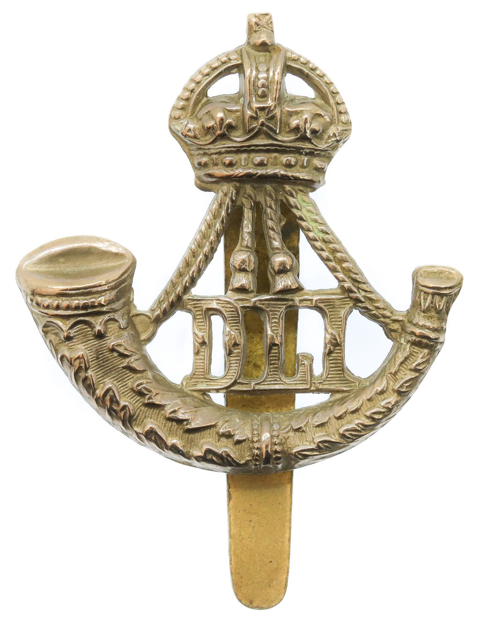 Durham Light Infantry (D.L.I.) Cap Badge - King's Crown
