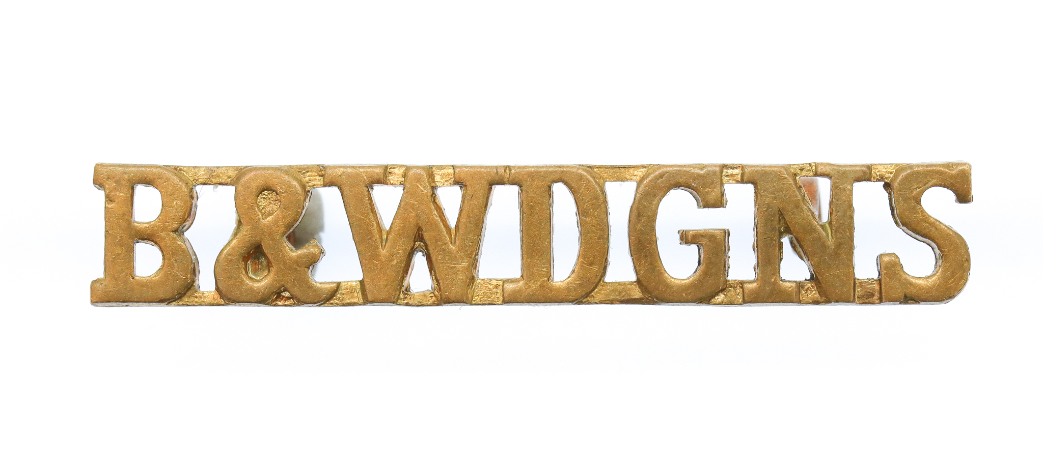 Berkshire & Westminster Dragoons (B&WDGNS) Shoulder Title